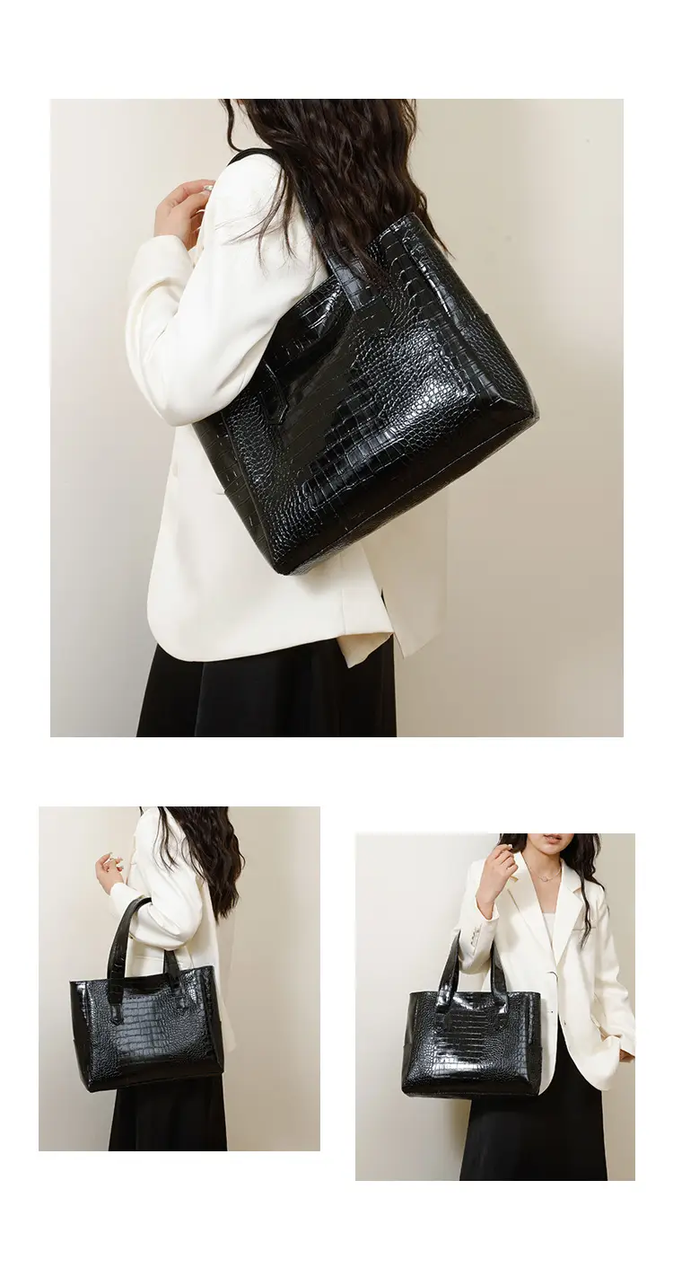 Red Croc PU Leather Crossbody Bag for Women — feature 10