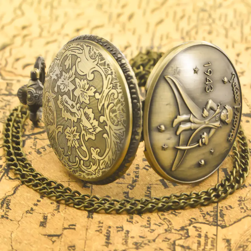 Little Prince Theme Quartz Pocket Watch for Men Women - Image 5