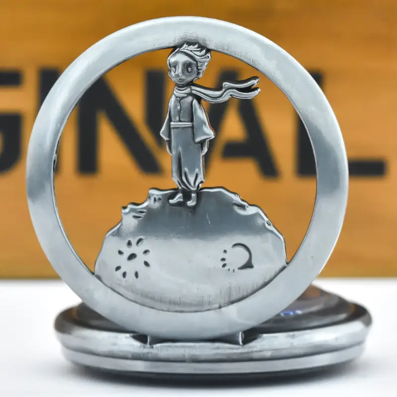 Little Prince Theme Quartz Pocket Watch for Men Women — feature 6