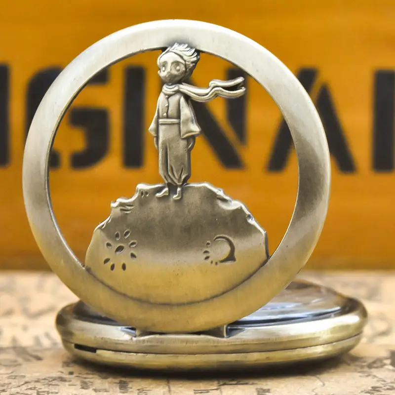 Little Prince Theme Quartz Pocket Watch for Men Women — feature 8