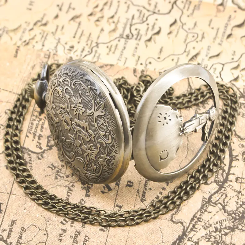 Little Prince Theme Quartz Pocket Watch for Men Women — feature 9