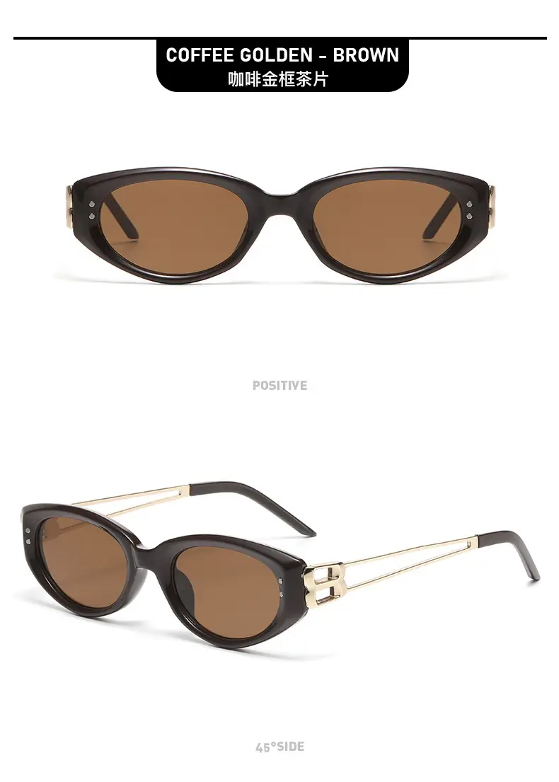 Women Polarized Cat's Eye Sunglasses Black UV Resistant β feature 12