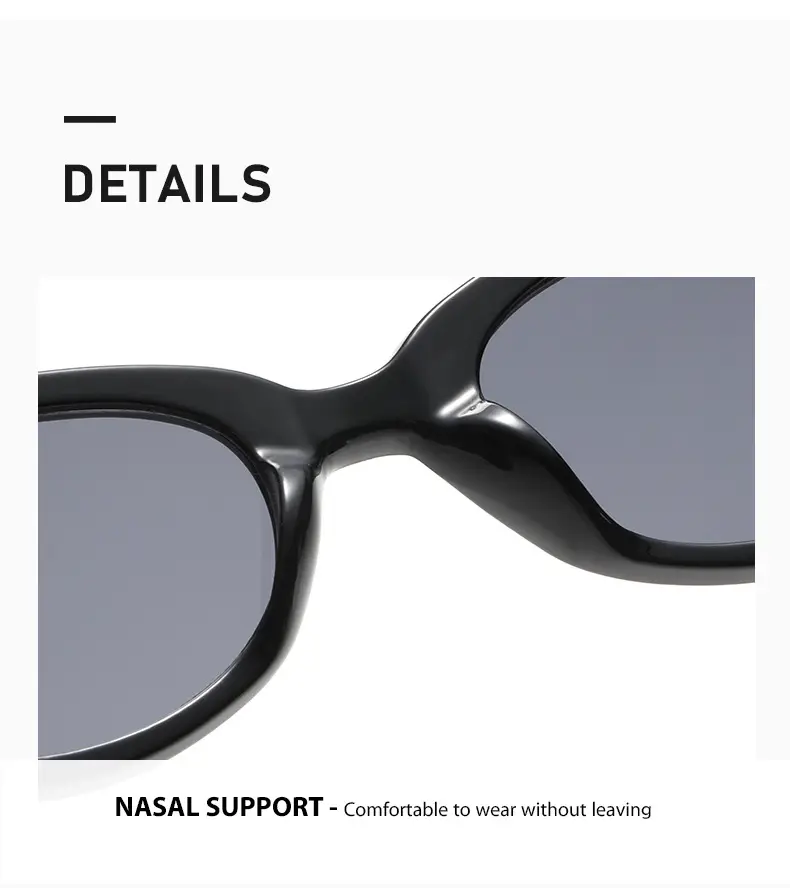 Women Polarized Cat's Eye Sunglasses Black UV Resistant β feature 8