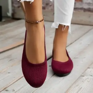 Summer New Style Women's Casual Shoes, Round-Toe Flat Shallow Slip-On Casual Shoes, 2026 New Model