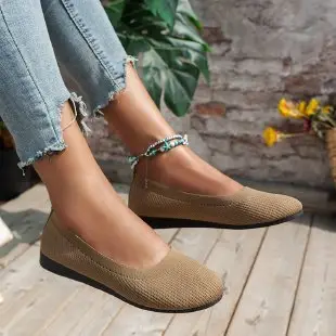 Summer New Style Women's Casual Shoes, Round-Toe Flat Shallow Slip-On Casual Shoes, 2026 New Model