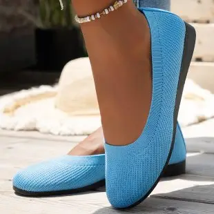 Summer New Style Women's Casual Shoes, Round-Toe Flat Shallow Slip-On Casual Shoes, 2026 New Model