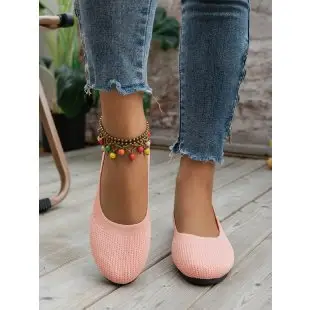 Summer New Style Women's Casual Shoes, Round-Toe Flat Shallow Slip-On Casual Shoes, 2026 New Model