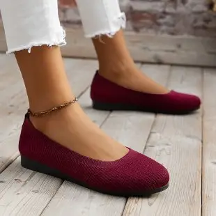 Summer New Style Women's Casual Shoes, Round-Toe Flat Shallow Slip-On Casual Shoes, 2026 New Model