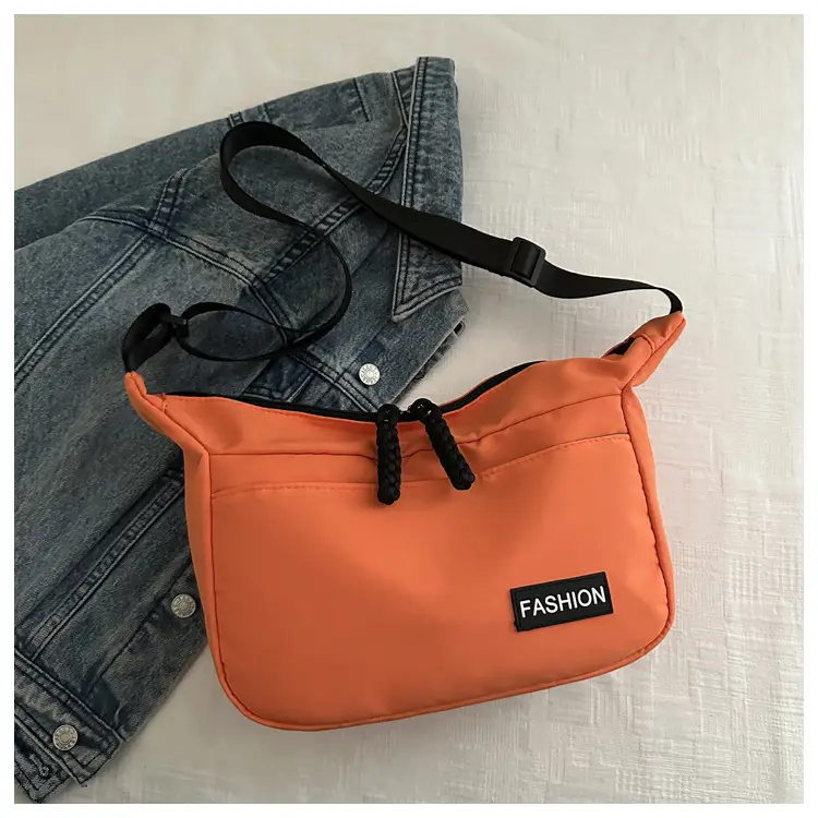 Pink Casual Shoulder Bag for Women with Black Strap — feature 24