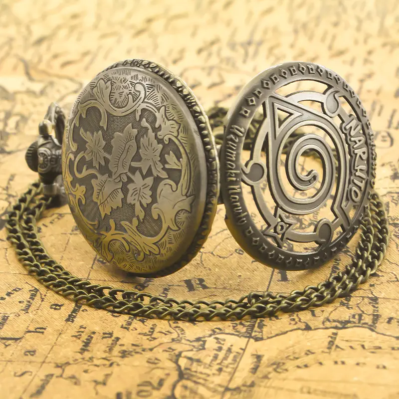 Naruto Cross-Border Pocket Watch with Spiral Design — feature 7