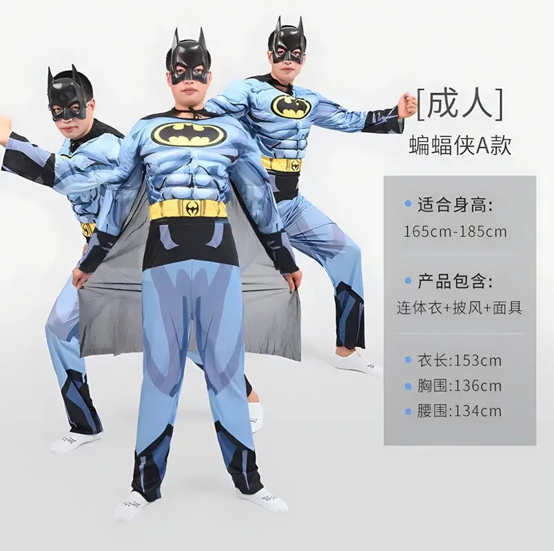 Wolverine Costume One-Piece Cosplay Halloween Children's Day Muscle Suit Stage Performance Suit for Men and Adults - Image 10