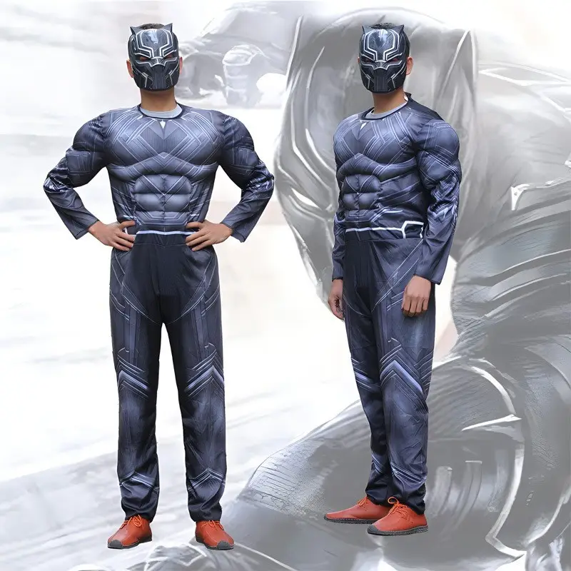 Wolverine Costume One-Piece Cosplay Halloween Children's Day Muscle Suit Stage Performance Suit for Men and Adults - Image 15