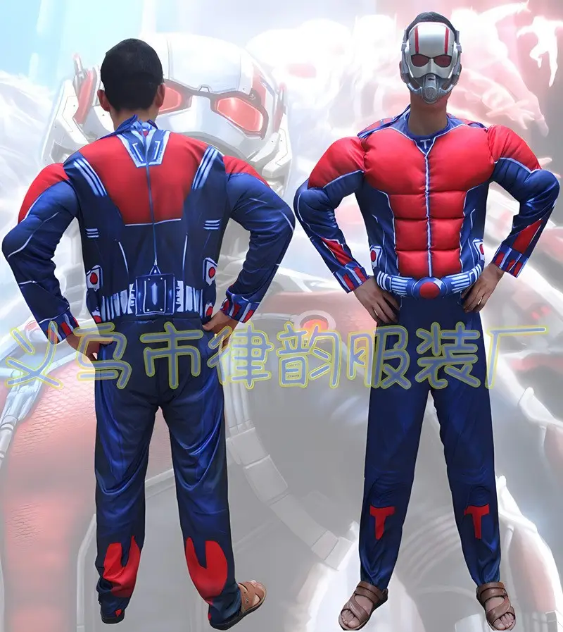 Wolverine Costume One-Piece Cosplay Halloween Children's Day Muscle Suit Stage Performance Suit for Men and Adults - Image 2