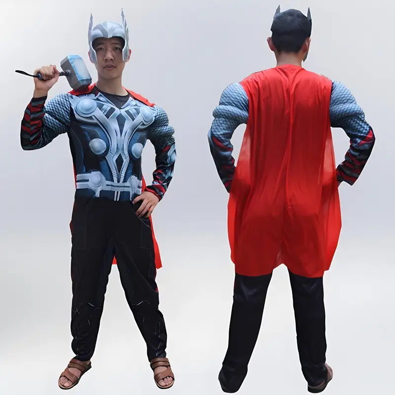 Wolverine Costume One-Piece Cosplay Halloween Children's Day Muscle Suit Stage Performance Suit for Men and Adults - Image 8