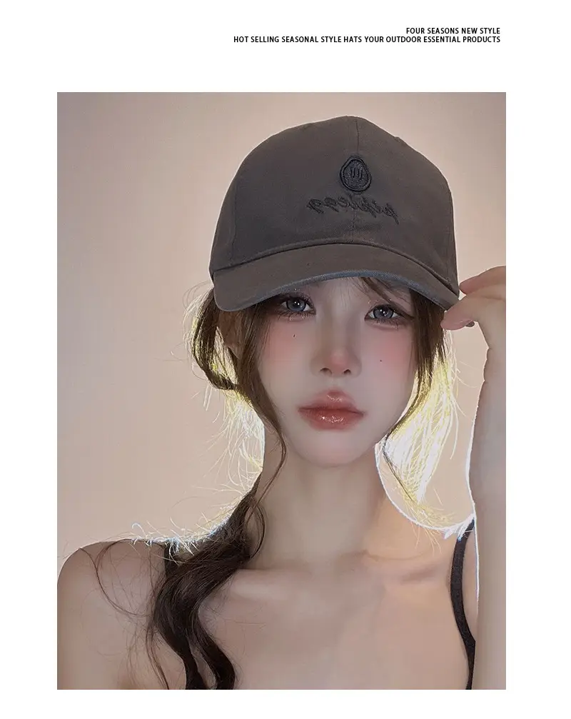 Women Summer Sunscreen Cap Korean Style UV Protection Baseball Cap — feature 4