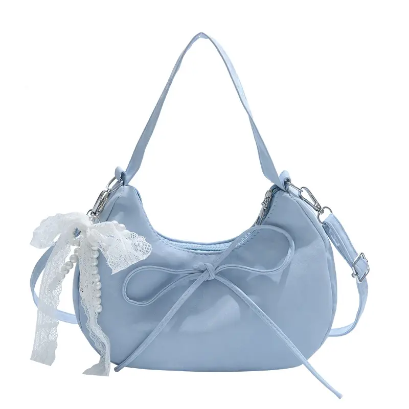 Pink Bow Satchel Bag for Women 2025 Summer - Image 10