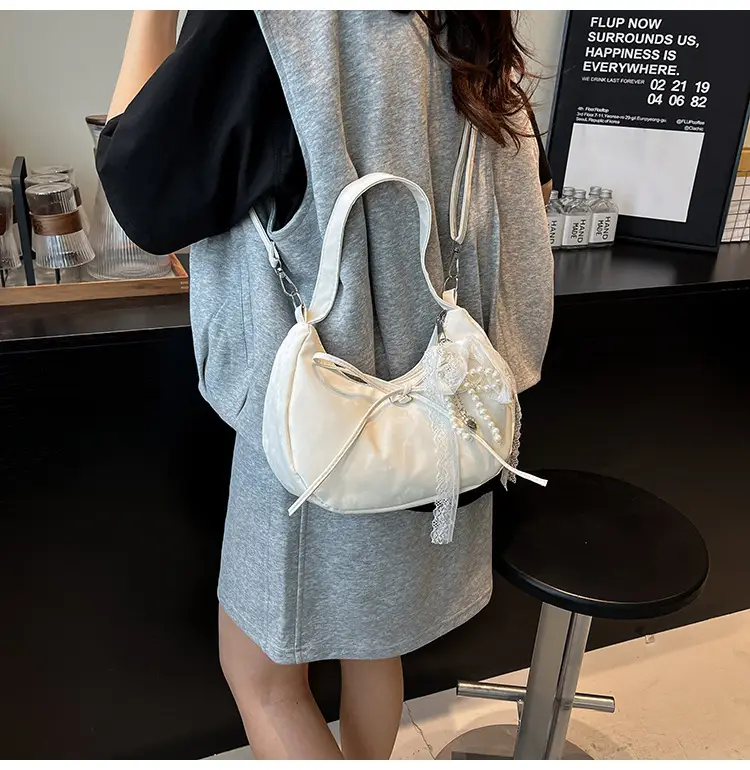 Pink Bow Satchel Bag for Women 2025 Summer — feature 13