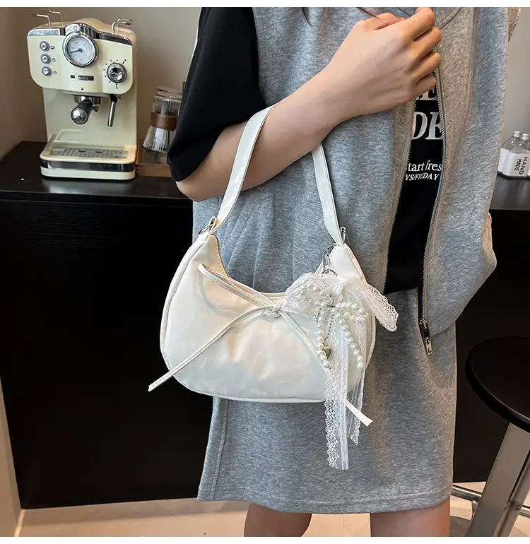 Pink Bow Satchel Bag for Women 2025 Summer — feature 14