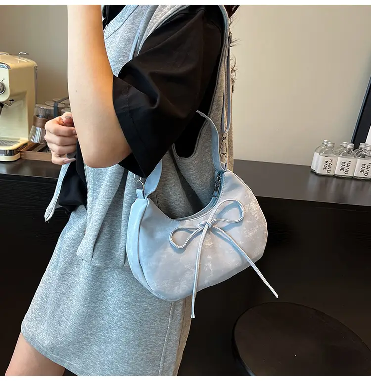 Pink Bow Satchel Bag for Women 2025 Summer — feature 17