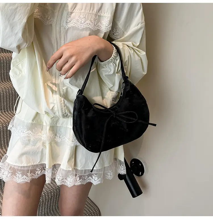 Pink Bow Satchel Bag for Women 2025 Summer — feature 21
