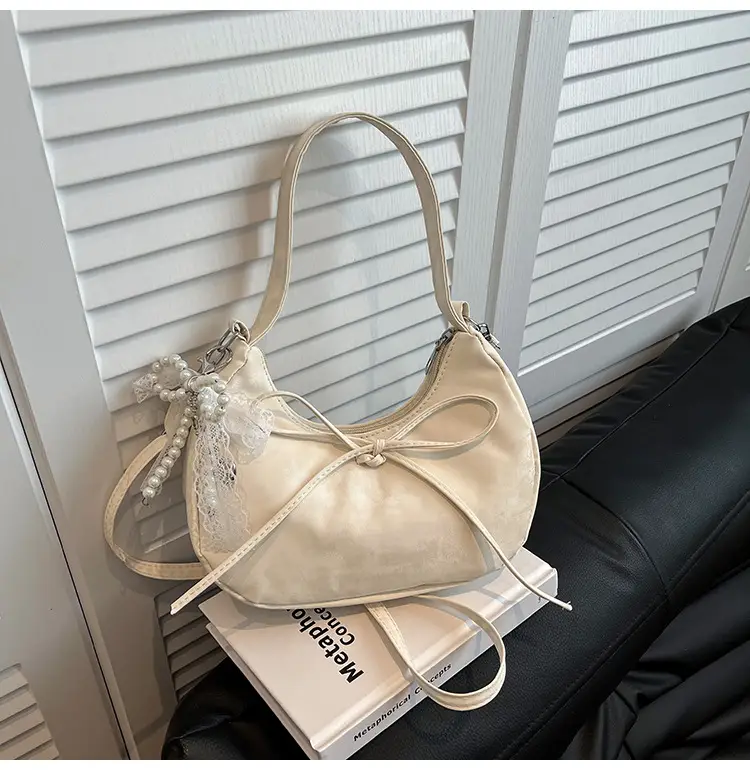 Pink Bow Satchel Bag for Women 2025 Summer — feature 24