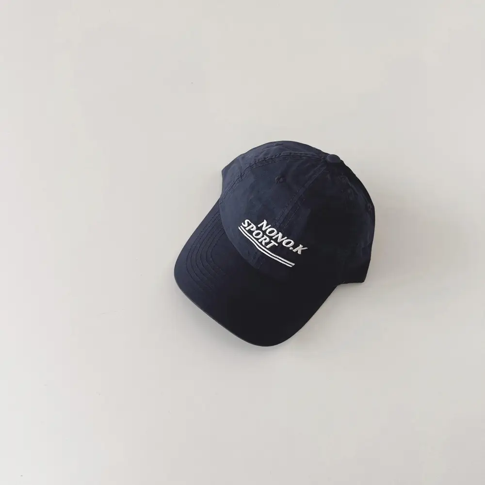 Gray Letter Embroidered Cap for Kids - Image 5