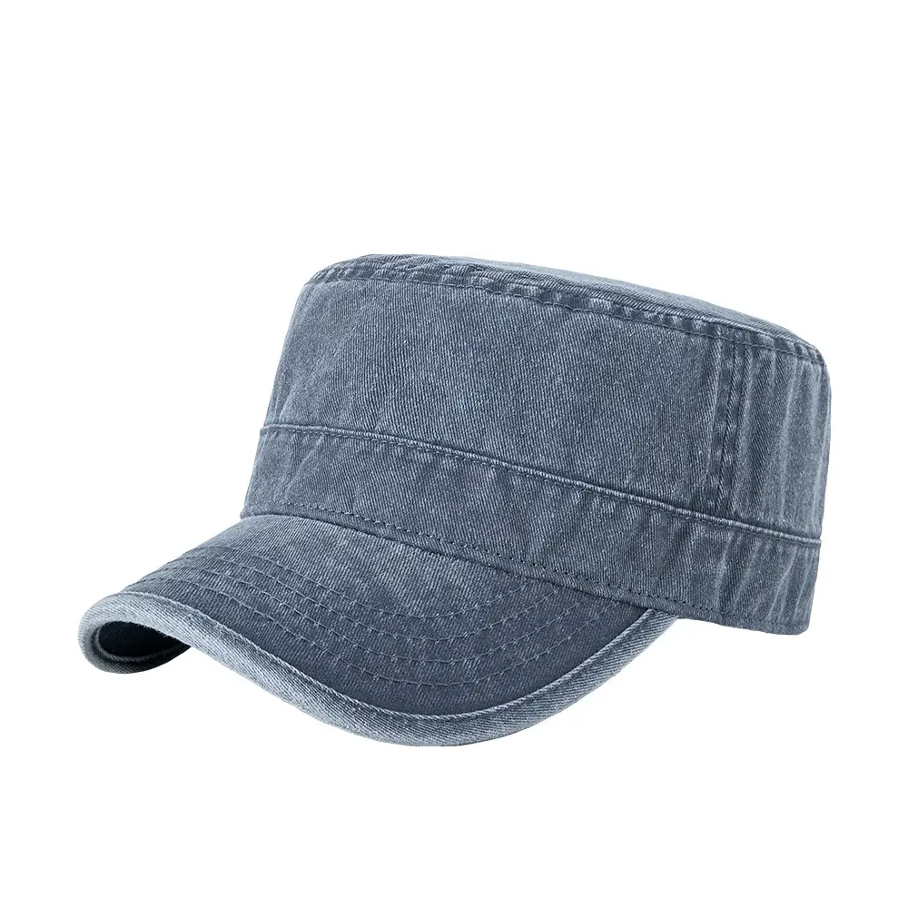 Spring Wash Cotton Men Hat with Back Closure