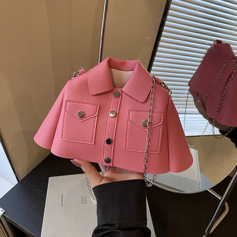 Women's Cream Shoulder Bag with Chain Crossbody Design
