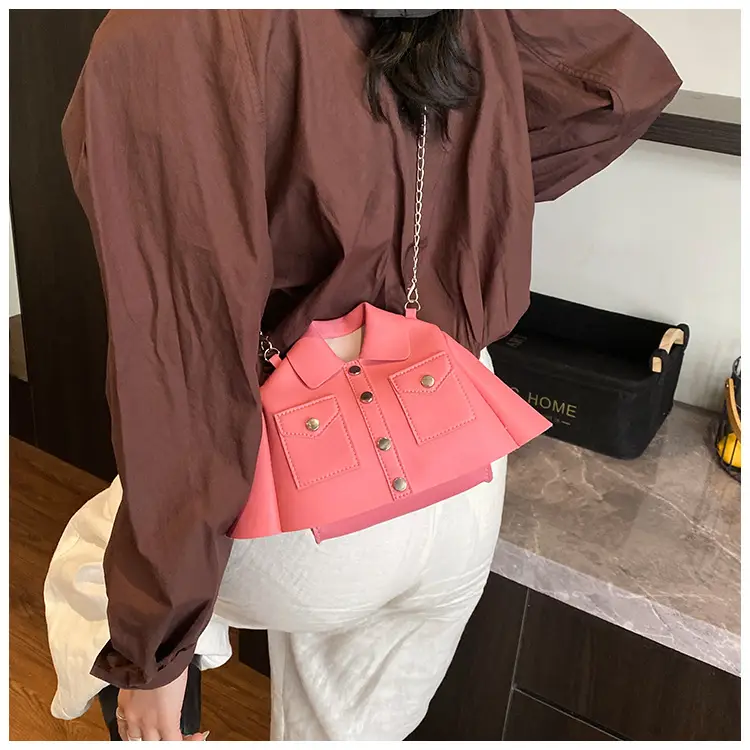 Women's Cream Shoulder Bag with Chain Crossbody Design — feature 15
