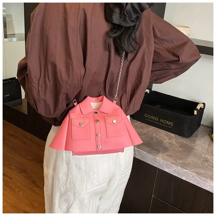 Women's Cream Shoulder Bag with Chain Crossbody Design — feature 16