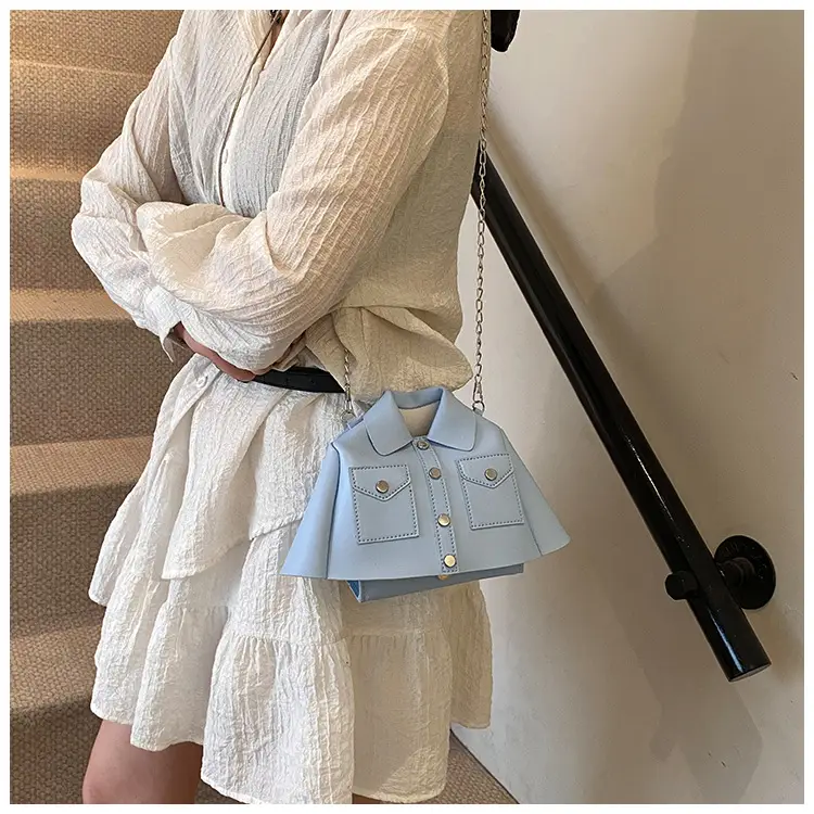 Women's Cream Shoulder Bag with Chain Crossbody Design — feature 20