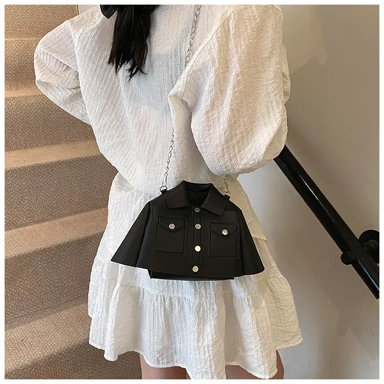 Women's Cream Shoulder Bag with Chain Crossbody Design — feature 21