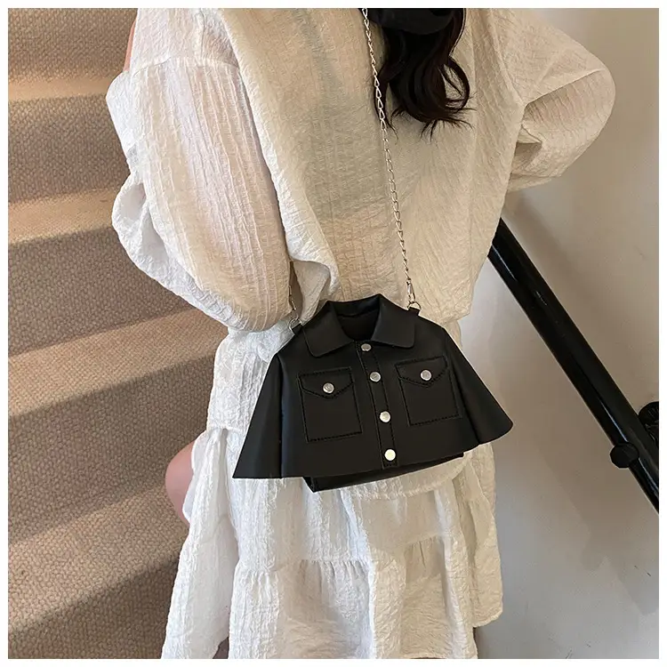 Women's Cream Shoulder Bag with Chain Crossbody Design — feature 22