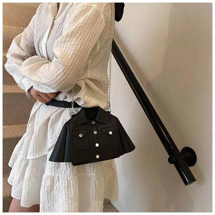 Women's Cream Shoulder Bag with Chain Crossbody Design — feature 23
