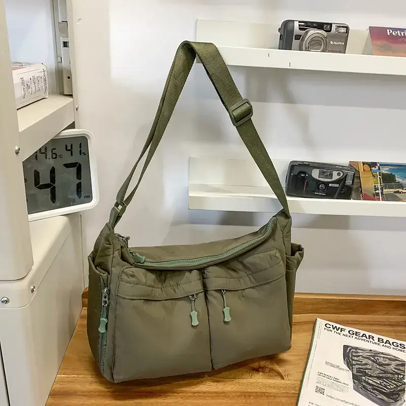 Japanese-Style Waterproof Commuter Crossbody Bag for Men - Image 2