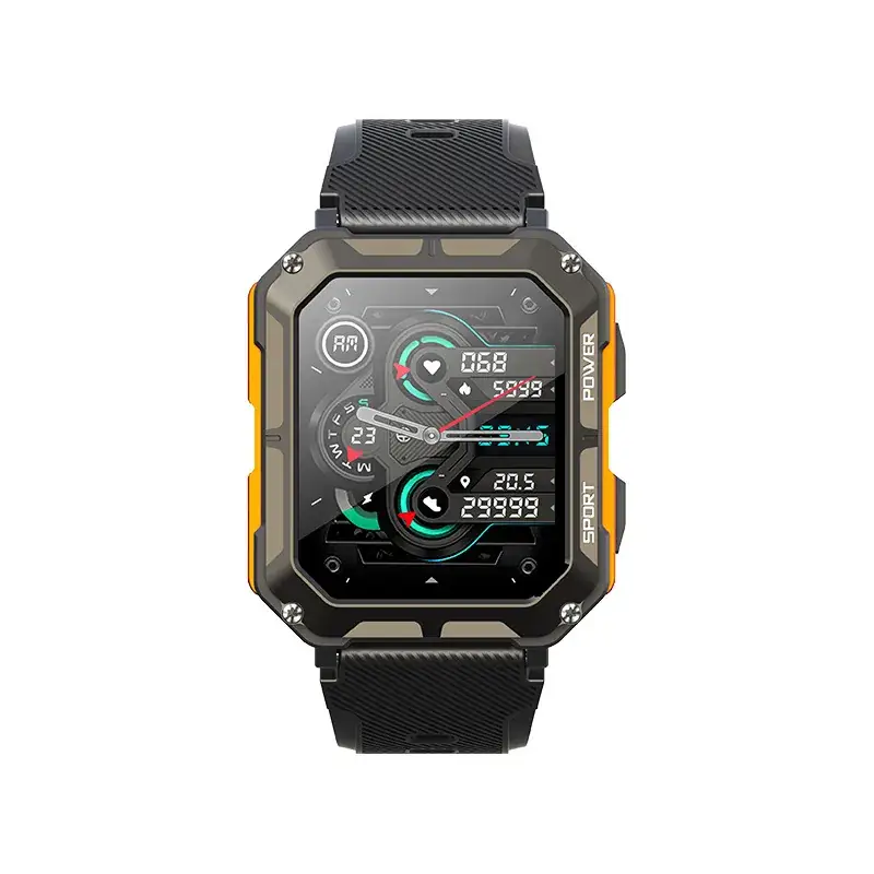 C20Pro Bluetooth Call Outdoor Rugged Sports Waterproof Pedometer Smartwatch - Image 3