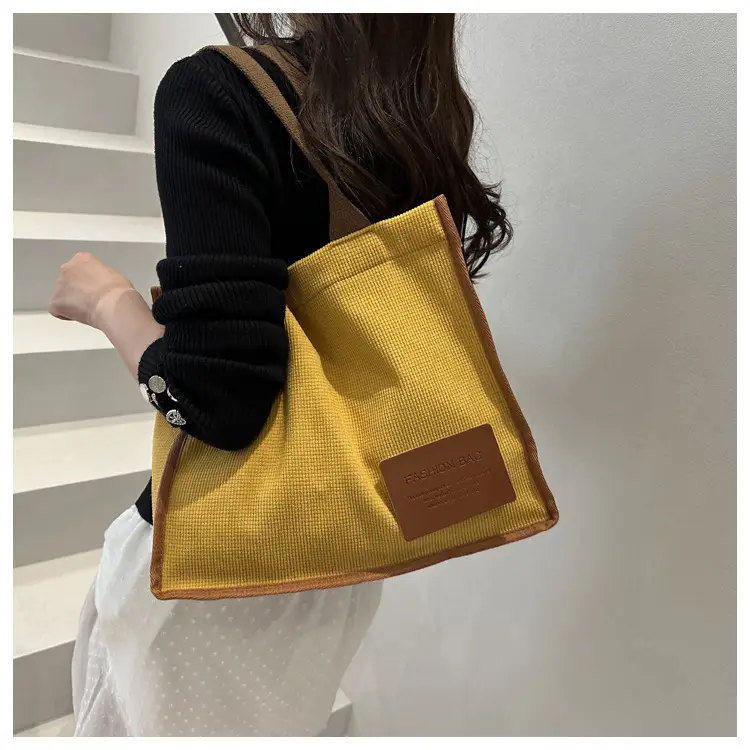 2025 Purple Canvas Tote Bag Large Capacity Women — feature 15