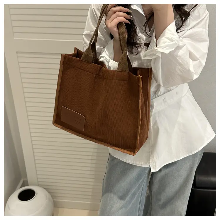 2025 Purple Canvas Tote Bag Large Capacity Women — feature 19
