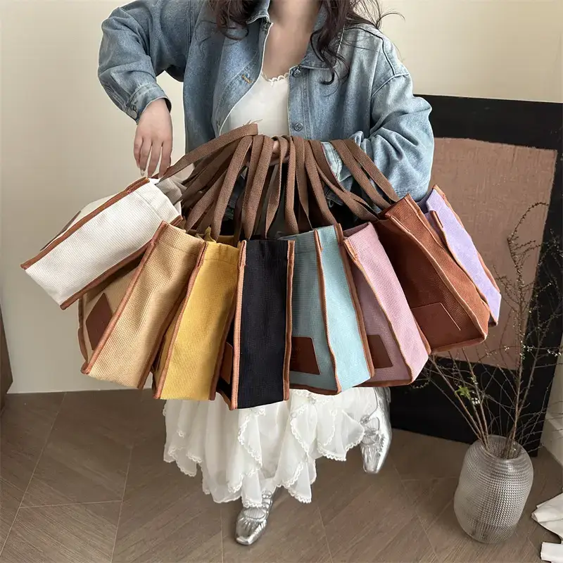 Casual Canvas Tote Bag Large Capacity Literary Korean Style - Image 12