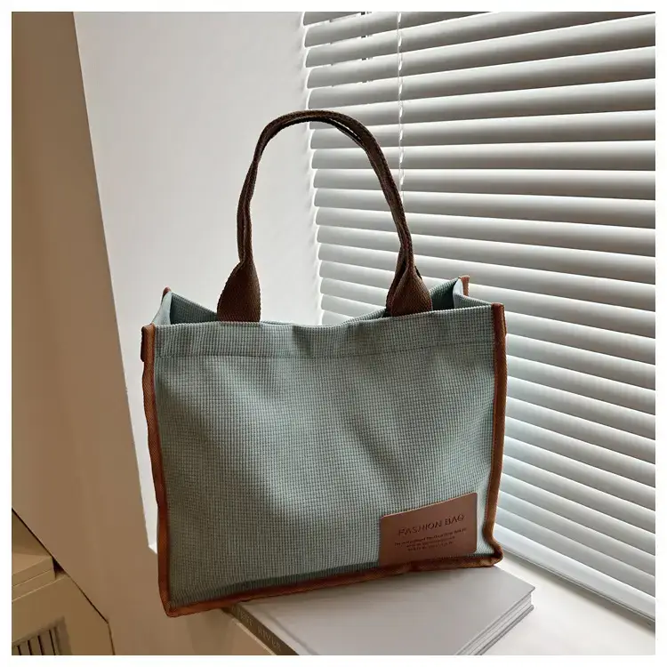 Casual Canvas Tote Bag Large Capacity Literary Korean Style — feature 27