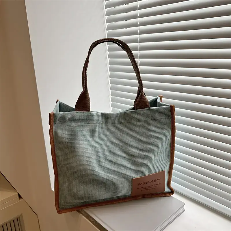 Casual Canvas Tote Bag Large Capacity Literary Korean Style - Image 5