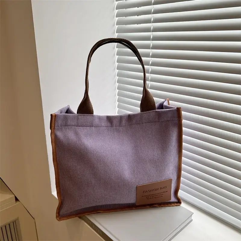 Casual Canvas Tote Bag Large Capacity Literary Korean Style - Image 6