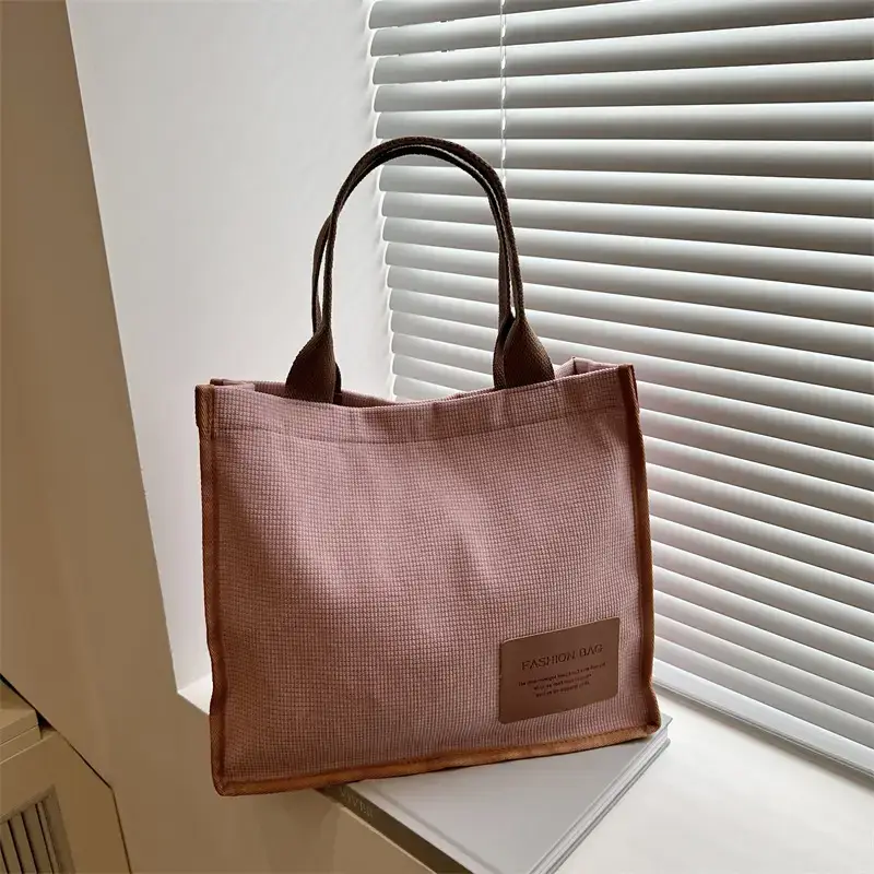 Casual Canvas Tote Bag Large Capacity Literary Korean Style - Image 7