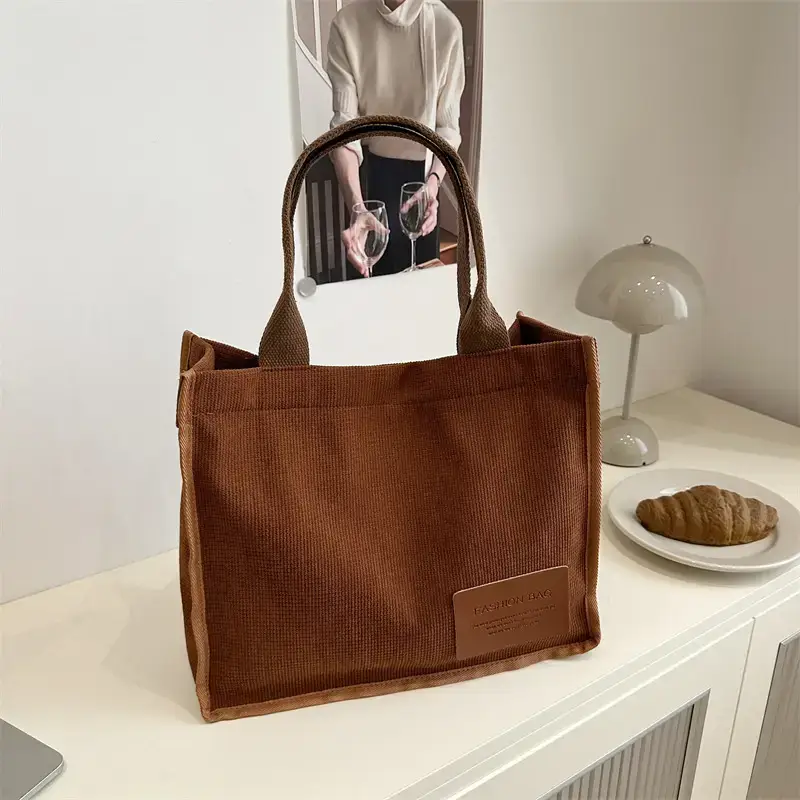 Casual Canvas Tote Bag Large Capacity Literary Korean Style - Image 8