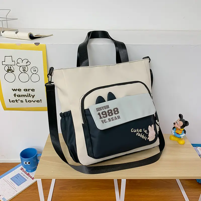 New Primary School Students Canvas Tote Bags Large Capacity — feature 11