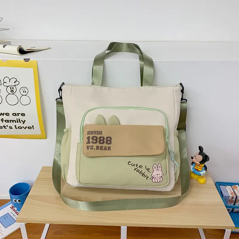 New Primary School Students Canvas Tote Bags Large Capacity — feature 14