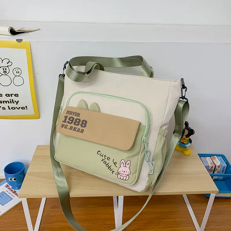 New Primary School Students Canvas Tote Bags Large Capacity — feature 15