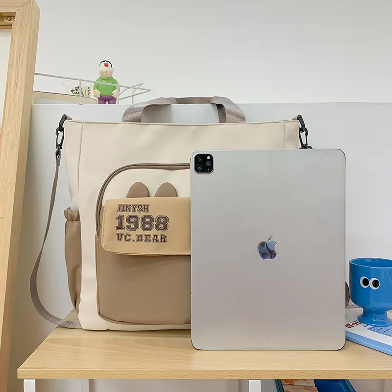 New Primary School Students Canvas Tote Bags Large Capacity — feature 16
