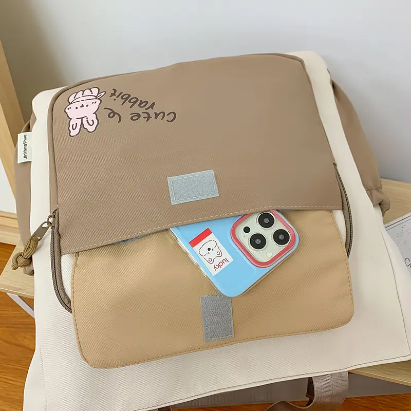New Primary School Students Canvas Tote Bags Large Capacity — feature 28