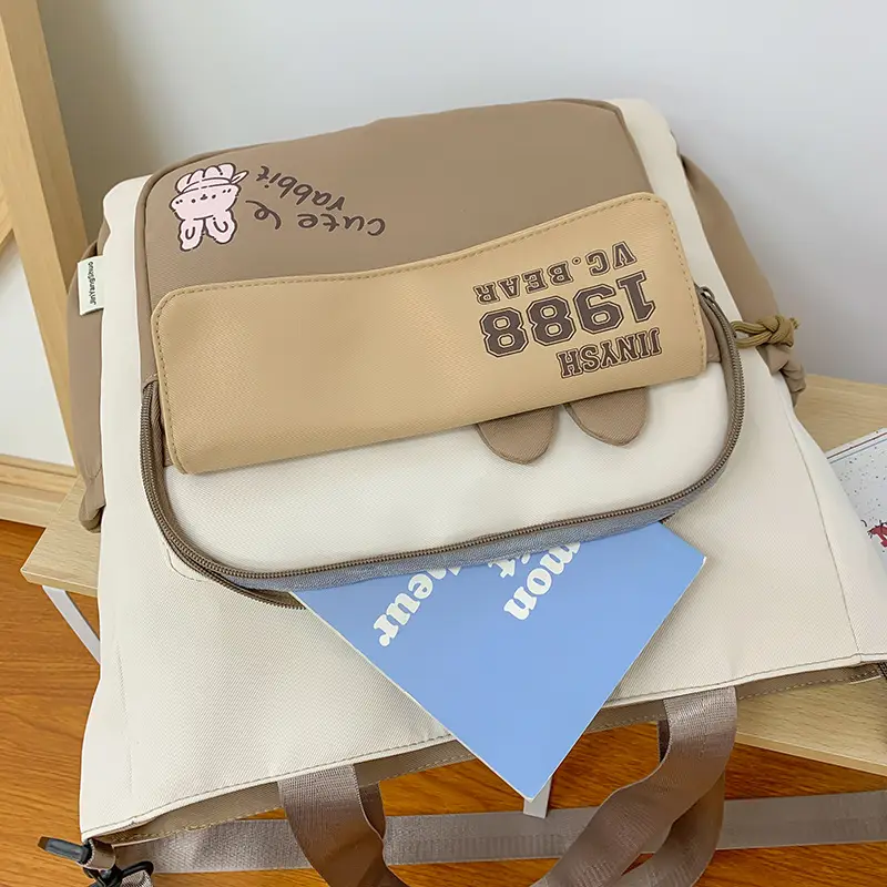 New Primary School Students Canvas Tote Bags Large Capacity — feature 29
